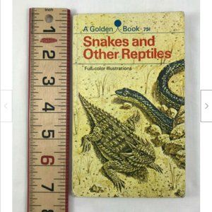 Vtg Snakes & Other Reptiles Golden Pocket Guide 1969 George Fichter